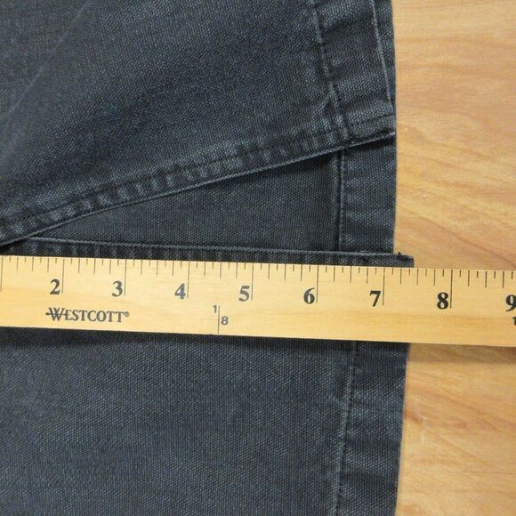 BANANA REPUBLIC Soft Black Denim Jean Mini Skirt VINTAGE Sz 10 Above Knee Y2K - Picture 8 of 8